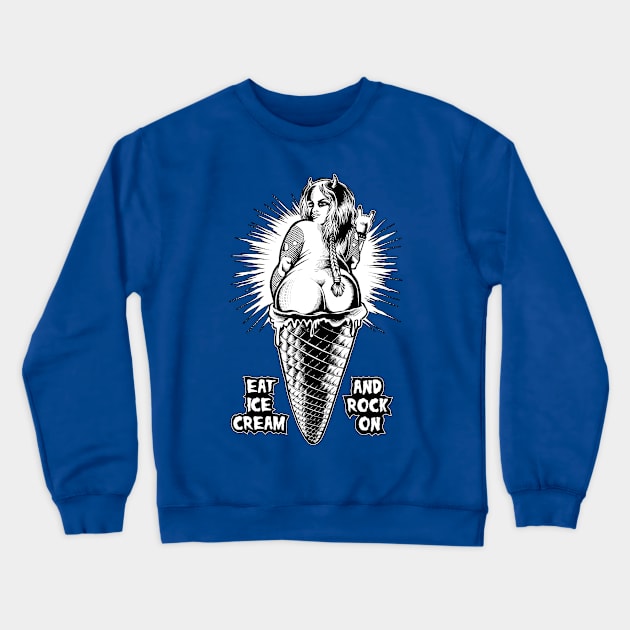 BBW Ice Cream Crewneck Sweatshirt by wildsidecomix